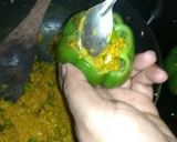 ছানা ভরা বেল পেপার (Chana bhoa bell pepper recipe in bengali) রেসিপির ধাপ 3 ছবি