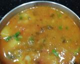 A picture of step 7 of Moong Daal puri & Raseele Aloo.