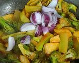 A picture of step 4 of Broccoli sabji 🥦.