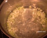 A picture of step 8 of Creamy Pumpkin Soup with Shrimp and Tofu.