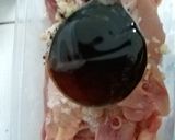 Hình bước làm 3 của món Gà hấp cải bẹ xanh