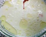 Gambar langkah 7 resipi Durian Crepe Kastad.