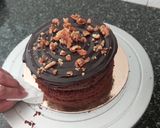 A picture of step 15 of Ragi Chocolate Cake with Walnut Crunch.