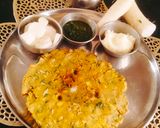 A picture of step 2 of Jowar methi thepla (Sindhi style jowar methi dhoda).