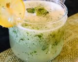 A picture of step 3 of Cucumber Mint mojito.