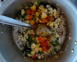 A picture of step 4 of Dum biryani.