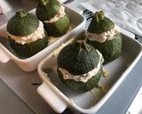 Une image de l'étape 14 de Courgettes rondes farcies ricotta et jambon blanc.