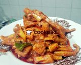 รูปขั้นตอนการทำที่ 3 ของ ผัดพริกแกงไก่ใส้หนอไม้ / ข้าวผัดพริกแกง