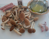Foto del paso 1 de la receta: Bolets con longanizas blancas