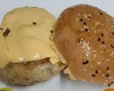 A picture of step 9 of Ultimate Diabetic Friendly Sour Dough Burger.