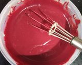A picture of step 3 of Red velvet Pancake.