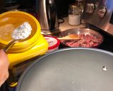 A picture of step 2 of Coosa b’laban (zucchini and yogurt).
