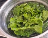 A picture of step 1 of Palak Paneer (simply authentic taste).