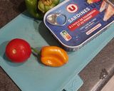 Une image de l'étape 1 de Spaghettis aux sardines (ramen de sardines).
