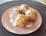 Vegán túróval töltött kölesgombóc #gluténmentes #tejmentes recept fázis 11 fotója