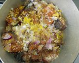 A picture of step 1 of Vegetable soup.