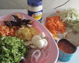 A picture of step 2 of Just like flower very easy and healthy salad.