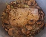 A picture of step 6 of Pork Loin with Beer.