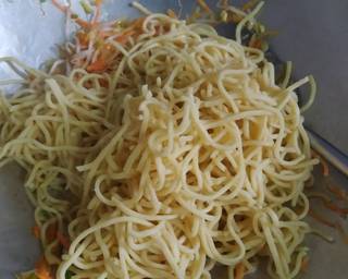 Mie tumis langkah memasak 3 foto