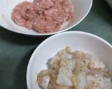 รูปขั้นตอนการทำที่ 1 ของ เกี๊ยวหมูเกี๊ยวปลา