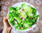 Hình bước làm 3 của món Súp lơ xanh xào thịt bò