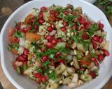 अनार मोठ स्प्राउट सलाद Anar Moth Sprouts Salad रेसिपी चरण 6 फोटो