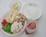 腐乳蕈菇燒肉冬粉的食譜步驟1照片