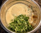 Foto del paso 6 de la receta: Pastel de queso batido con verduras