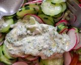 Foto del paso 5 de la receta: Ensalada cremosa de rábano, pepino y apio