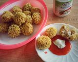 Foto langkah ke 6 dari resep Bola-bola Tahu Mie || Tahu Rambutan.