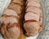 Foto del paso 11 de la receta: Solomillo de cerdo con salsa de manzana y cebolla