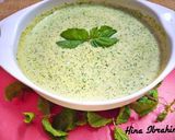 A picture of step 4 of Green Raita.