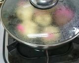 Foto langkah ke 7 dari resep Bakpau hello kitty tanpa ragi(versi teflon).
