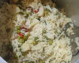 A picture of step 3 of Veg biryani.