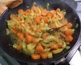 Une image de l'étape 15 de Carottes et fenouil au bouillon ail curcuma et thym du jardin.