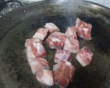 Foto del paso 1 de la receta Paella de espinacas, garbanzos y costillas