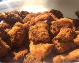 A picture of step 5 of Fried Chicken - deep fry#AuthorMarathon #4weekschallenge.