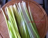 Foto del paso 1 de la receta: Espaguetis con puerro/ spaghetti con porri