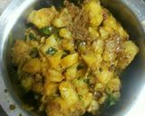A picture of step 10 of Sambhar dosa with coconut chtni and sauce.