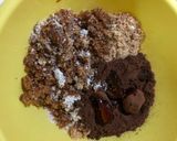 รูปขั้นตอนการทำที่ 1 ของ บราวนี่ Chocolate สายคลีน มนุษย์คอนโด ไม่อบ ไม่แป้ง ล้างจานน้อย