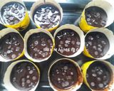 Foto langkah ke 6 dari resep 6.Chocolate Custard Muffin #Pekaninspirasi.