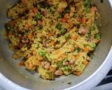 A picture of step 7 of Dalia upma/ broken wheat upma.
