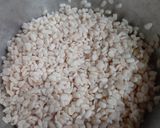 A picture of step 1 of Dahi Vada.