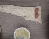 Une image de l'étape 2 de Croissants tartare simple ou tartare saucisse.