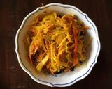 A picture of step 3 of California Farm Spiced Lamb Fried Rice.