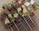 Foto langkah ke 3 dari resep Sate Saikoro (Shashlik).