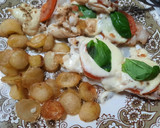 Foto del paso 11 de la receta: Papas noisette con filet de merluza al horno