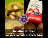 Foto del paso 2 de la receta: Gelatina de coco con mermelada ácida de kiwi