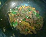 Foto del paso 3 de la receta: Fajitas de carne, vegetales, jalapeño picante, cilantro limón y algunas cositas más 