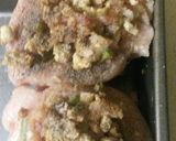 A picture of step 3 of Stuffed chicken breast .